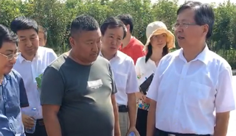 農(nóng)業(yè)部及負責領(lǐng)導一起參觀了愛麗潔農(nóng)村廁所改造產(chǎn)品，并得到了認可